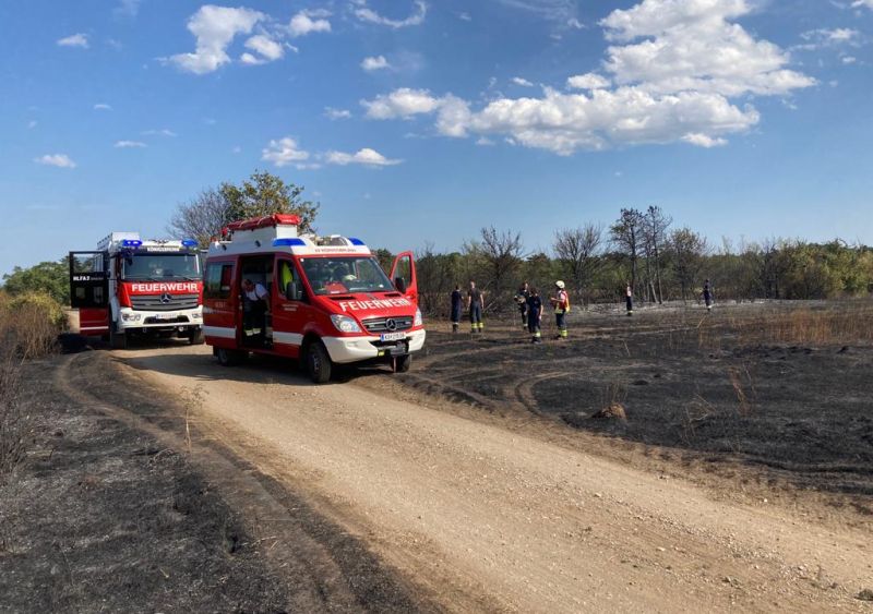 Flurbrand Seyring Nähe Bellaflora