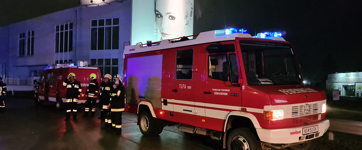 Brand im Industriegebiet
