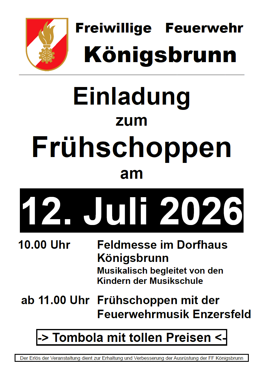 Plakat Frühschoppen
